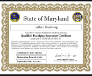 MSP instructor certificate